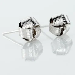 Online Histoire d'Or Boucles D'oreilles Puces Albanne Argent Blanc