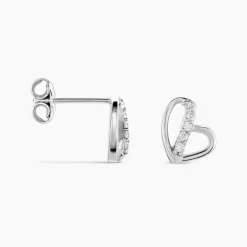 Discount Histoire d'Or Boucles D'oreilles Puces Arika Argent Blanc Oxyde De Zirconium