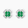 Histoire d'Or Boucles D'oreilles Puces Argent Blanc Deryn Verre Oxydes De Zirconium* Boucles D'Oreilles|Boucles D'Oreilles Fantaisie