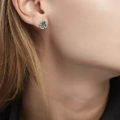 Histoire d'Or Boucles D'oreilles Puces Argent Blanc Deryn Verre Oxydes De Zirconium* Boucles D'Oreilles|Boucles D'Oreilles Fantaisie