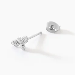 Histoire d'Or Boucles D'oreilles Puces Argent Blanc Bee Good Oxyde De Zirconium* Boucles D'Oreilles|Boucles D'Oreilles Fantaisie