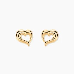 Histoire d'Or Boucles D'oreilles Puces Anne-maudae Coeurs Or Jaune* Boucles D'Oreilles|Clous D'Oreilles