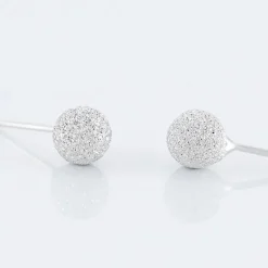 Best Histoire d'Or Boucles D'oreilles Puces Ayana Argent Blanc