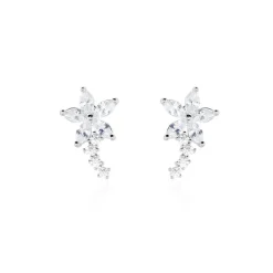 Histoire d'Or Boucles D'oreilles Puces Argent Blanc Florencio Oxydes De Zirconium* Boucles D'Oreilles|Boucles D'Oreilles Fantaisie