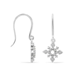 Histoire d'Or Boucles D'oreilles Puces Anea Or Blanc Diamant* Boucles D'Oreilles|Boucles D'Oreilles Pendantes