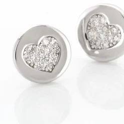New Histoire d'Or Boucles D'oreilles Puces Argent Blanc Chaker Oxydes De Zirconium