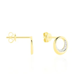 Histoire d'Or Boucles D'oreilles Puces Batoul Or Jaune Diamant* Boucles D'Oreilles|Clous D'Oreilles