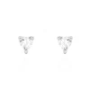 Clearance Histoire d'Or Boucles D'oreilles Puces Breana Argent Blanc Oxyde De Zirconium