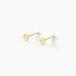 Outlet Histoire d'Or Boucles D'oreilles Puces Berangere Cercle Or Jaune