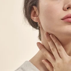 Histoire d'Or Boucles D'oreilles Puces Baroque Dormeuse Or Jaune Perle De Tahiti* Boucles D'Oreilles|Boucles D'Oreilles Pendantes