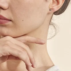 Histoire d'Or Boucles D'oreilles Puces Bartholomee Papillon Or Blanc* Boucles D'Oreilles|Clous D'Oreilles