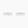 Histoire d'Or Boucles D'oreilles Puces Blitalia Or Blanc Diamant Synthétique* Boucles D'Oreilles|Clous D'Oreilles