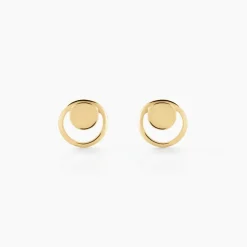 Histoire d'Or Boucles D'oreilles Puces Berangere Cercle 4 Or Jaune* Boucles D'Oreilles|Clous D'Oreilles