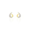 Histoire d'Or Boucles D'oreilles Puces Boucle D'or Or Jaune Oxyde De Zirconium* Boucles D'Oreilles|Clous D'Oreilles