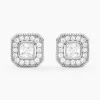 Discount Histoire d'Or Boucles D'oreilles Puces Baroque Party Argent Blanc Oxyde De Zirconium