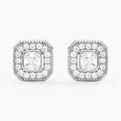 Discount Histoire d'Or Boucles D'oreilles Puces Baroque Party Argent Blanc Oxyde De Zirconium