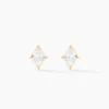 Histoire d'Or Boucles D'Oreilles Puces Collection Icone Or Jaune Diamant Synthétique* Boucles D'Oreilles|Clous D'Oreilles