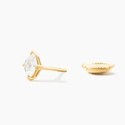 Histoire d'Or Boucles D'Oreilles Puces Collection Icone Or Jaune Diamant Synthétique* Boucles D'Oreilles|Clous D'Oreilles