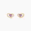 Histoire d'Or Boucles D'Oreilles Puces Creighton Or Jaune Améthyste Oxyde De Zirconium* Boucles D'Oreilles|Clous D'Oreilles