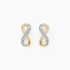 Histoire d'Or Boucles D'oreilles Puces Chacha Or Jaune Diamant