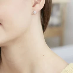 Histoire d'Or Boucles D'oreilles Puces Cyriac Argent Blanc Oxyde De Zirconium* Boucles D'Oreilles|Boucles D'Oreilles Fantaisie