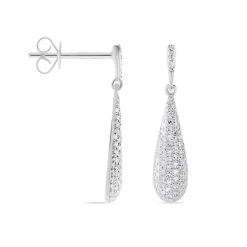Discount Histoire d'Or Boucles D'oreilles Puces Celine Or Blanc Diamant