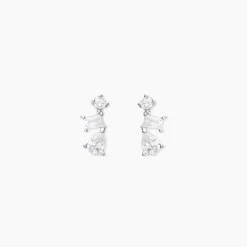 Histoire d'Or Boucles D'oreilles Puces Chadia Argent Blanc Oxyde De Zirconium* Boucles D'Oreilles|Boucles D'Oreilles Fantaisie