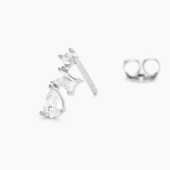 Histoire d'Or Boucles D'oreilles Puces Chadia Argent Blanc Oxyde De Zirconium* Boucles D'Oreilles|Boucles D'Oreilles Fantaisie