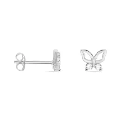 Histoire d'Or Boucles D'oreilles Puces Cyprian Argent Blanc Oxyde* Boucles D'Oreilles|Boucles D'Oreilles Fantaisie