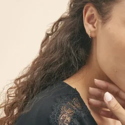 New Histoire d'Or Boucles D'oreilles Puces Callum Or Jaune Diamant