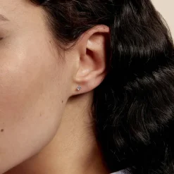 Histoire d'Or Boucles D'oreilles Puces Daria Or Blanc Oxyde De Zirconium* Boucles D'Oreilles|Clous D'Oreilles