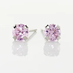 Histoire d'Or Boucles D'oreilles Puces Daria Or Blanc Oxyde De Zirconium* Boucles D'Oreilles|Clous D'Oreilles