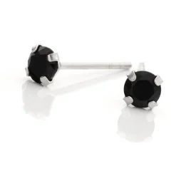 Histoire d'Or Boucles D'oreilles Puces Daria Or Blanc Oxyde De Zirconium* Boucles D'Oreilles|Clous D'Oreilles