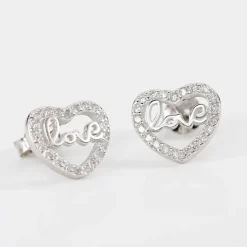 Histoire d'Or Boucles D'oreilles Puces Delicata Argent Blanc Oxyde De Zirconium* Boucles D'Oreilles|Boucles D'Oreilles Fantaisie