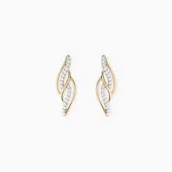 Histoire d'Or Boucles D'oreilles Puces Demelza Or Jaune Oxyde De Zirconium* Boucles D'Oreilles|Clous D'Oreilles