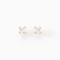 Discount Histoire d'Or Boucles D'oreilles Puces Doreen Or Jaune Oxyde De Zirconium