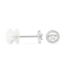 Histoire d'Or Boucles D'oreilles Puces Domitia Or Blanc Diamant* Boucles D'Oreilles|Clous D'Oreilles
