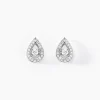 Histoire d'Or Boucles D'oreilles Puces Domitia Or Blanc Diamant* Boucles D'Oreilles|Clous D'Oreilles