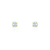 Best Histoire d'Or Boucles D'oreilles Puces daria Serti Griffe 2 Or Jaune Oxyde