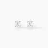 Histoire d'Or Boucles D'oreilles Puces Eddie Or Blanc Oxyde De Zirconium* Boucles D'Oreilles|Clous D'Oreilles