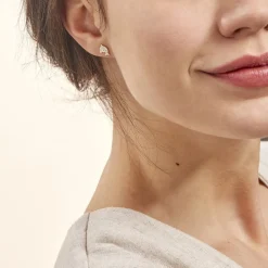 Histoire d'Or Boucles D'oreilles Puces Eleanor Dauphin 0 Or Jaune Strass* Boucles D'Oreilles|Clous D'Oreilles