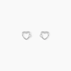 Histoire d'Or Boucles D'oreilles Puces Elyn Argent Blanc Oxyde De Zirconium* Boucles D'Oreilles|Boucles D'Oreilles Fantaisie
