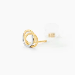 Histoire d'Or Boucles D'oreilles Puces Edmee Cercle Or Bicolore* Boucles D'Oreilles|Clous D'Oreilles