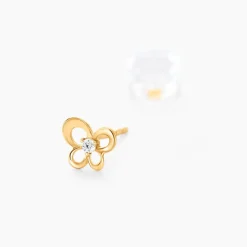 Histoire d'Or Boucles D'oreilles Puces Eleanor Fleur Or Jaune Oxyde De Zirconium* Boucles D'Oreilles|Clous D'Oreilles