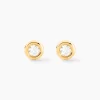 Histoire d'Or Boucles D'oreilles Puces Eden Serti Pneu Or Jaune Oxyde De Zirconium* Boucles D'Oreilles|Clous D'Oreilles