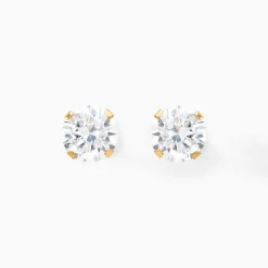 Histoire d'Or Boucles D'oreilles Puces Eddie Or Jaune Oxyde De Zirconium* Boucles D'Oreilles|Clous D'Oreilles