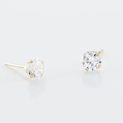 Histoire d'Or Boucles D'oreilles Puces Eddie Or Jaune Oxyde De Zirconium