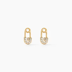 Histoire d'Or Boucles D'oreilles Puces Epiktetos Or Jaune Oxyde De Zirconium* Boucles D'Oreilles|Clous D'Oreilles