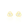 Best Histoire d'Or Boucles D'oreilles Puces Eleanor Fleur Or Jaune Oxyde De Zirconium