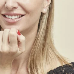 Histoire d'Or Boucles D'oreilles Puces Eddie Or Jaune Oxyde De Zirconium